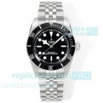 Swiss copy Tudor New Black Bay 41mm Black Face 2824 Movement Jubilee Watch 